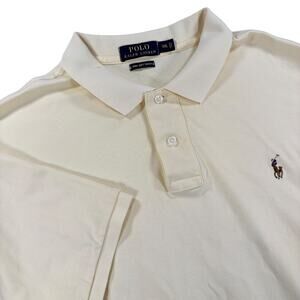 Polo Ralph Lauren Yellow Pima Soft Touch Short Sleeve Pony Shirt Sz XXL